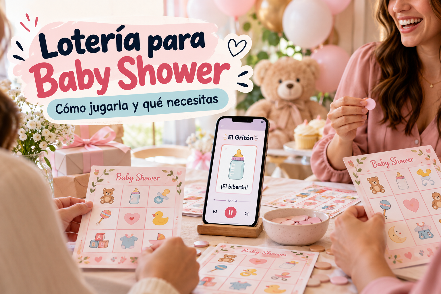 Lotería para Baby Shower: cómo jugarla y qué necesitas